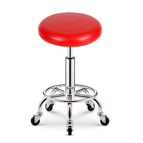 H21774R Round Elastic PU Leather Stool Cover Living Room Furniture Ottomans Accessories Household Furniture Parts