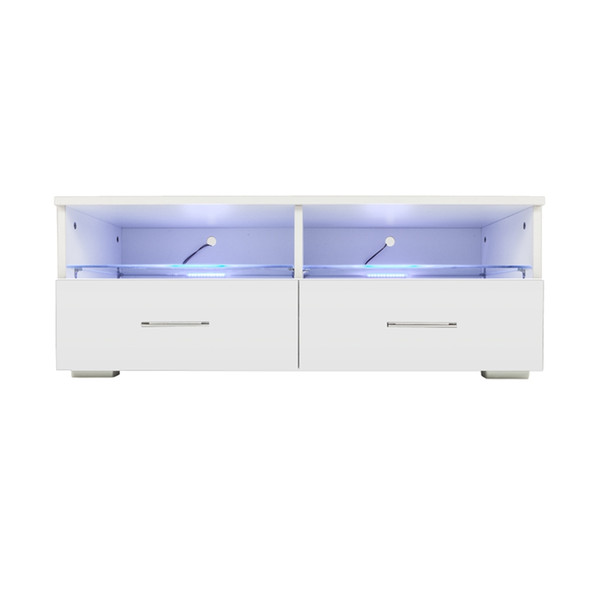 High Gloss Front LED TV Stand Modern LED Living Room Furniture TV Cabinets Design Dropshipping