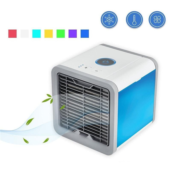 Free DHL Air Personal Space Cooler The Quick Easy Way to Cool Any Space 3 in 1 USB Mini LED Fan Portable Air Conditioner Humidifier Purifie