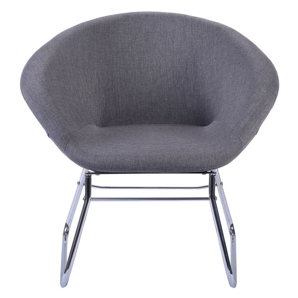 New Modern Gray Accent Chair Leisure Arm Sofa Lounge Living Room Home Furniture