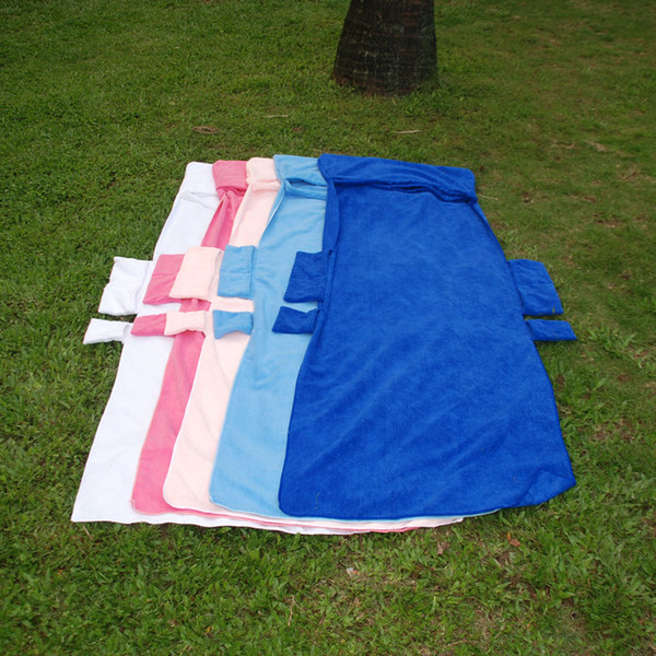 Wholesale Blanks Folding Lounge Chair Pad Chair Cover Solid Color Beach Lounge Chair Towel Covers DOM103278