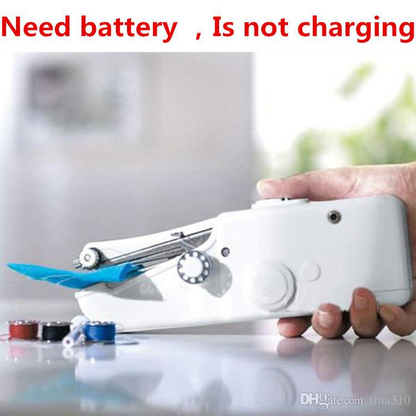 Handy Stitch Handheld Electric Sewing Machine Mini Portable Home Sewing Quick Table Hand-Held Single Stitch DIY Tool T1I219
