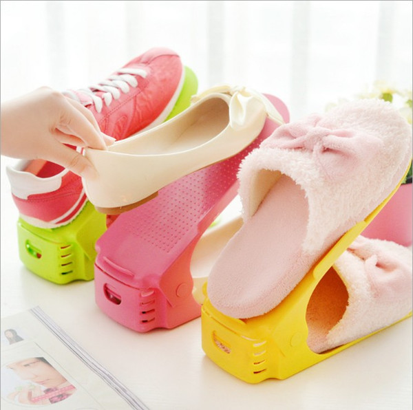Novelty Popular Shoe Racks Modern Double Cleaning Storage Shoes Rack Living Room Convenient Shoebox Shoes Organizer Stand Shelf DEC342