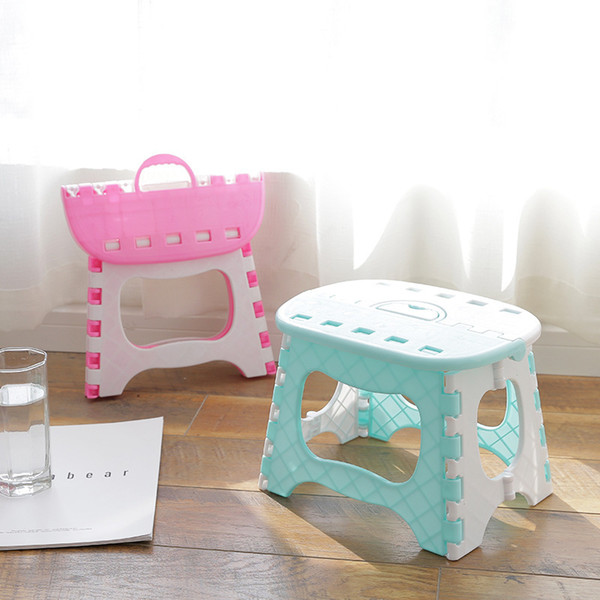 1751 Plastic Foldable Stool Go Fishing Stool Shower Room Small The Bench Children Adult Outdoors Portable Fold Stool
