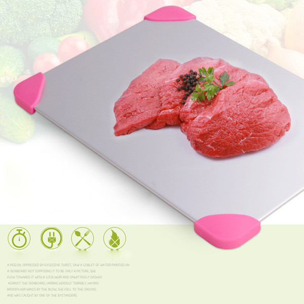 Magic Thawing Tray Meat Defrosting Board Defrost Frozen Food In Minutes Aluminum
