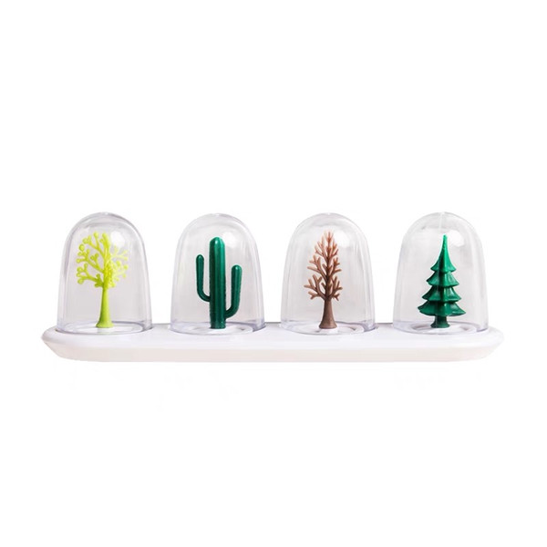 Nordic ins style creative home ball-shaped seasoning jar / salt shaker / seasoning box four-piece suit kitchen supplies