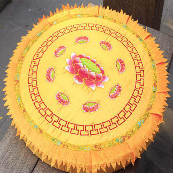 lotus meditation cushions embroidery lotus buddhist supplies 60cm