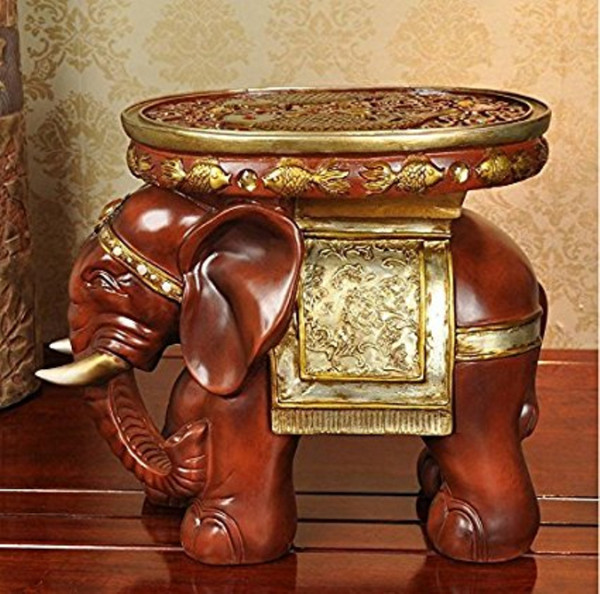 Good price home furniture Elephant shape Shoe home decoration accessories elephant stool stools for Home Furnishing modern style cute