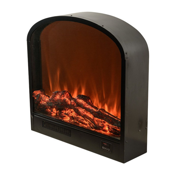 1. Recessed Electric Fireplace, in-Wall & Wall Mounted & Standing Electric Heater, Remote Control, Touch Screen, Adjustable Flame Speed, 750