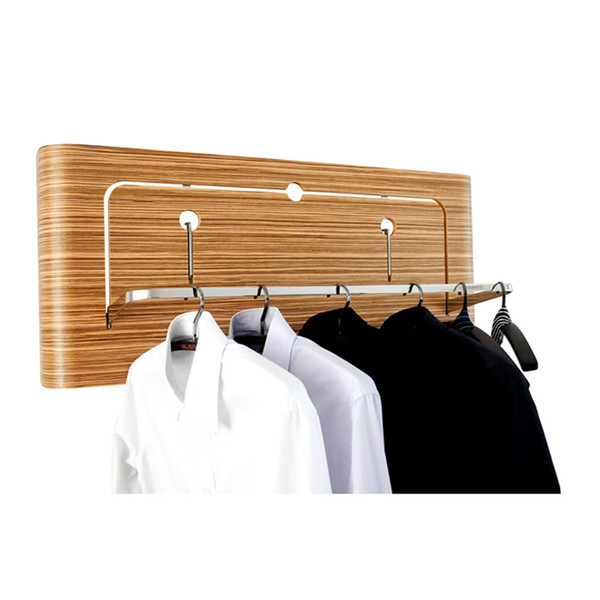 Creative Coat Rack Wall Mounted use for Hotel Home Wall Hangers Solid Wooden Clothes Racks European OAK GRAIN