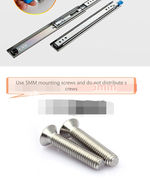 High-quality production of heavy industrial sliding rail 53MM width 2.00mm thick, drawer, furniture, outdoor, rv and other USES(