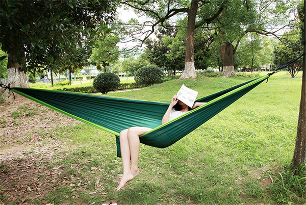 Picnic Nylon Parachute Hammock Camping Survival Garden Hunting Leisure Hammock Hamac Travel Double Person For Travel