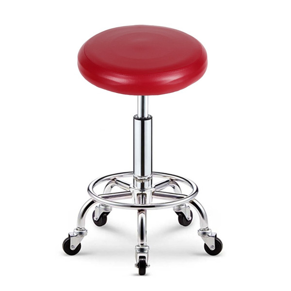H21774BU Round Elastic PU Leather Stool Cover Ottomans Accessories Household Furniture Parts