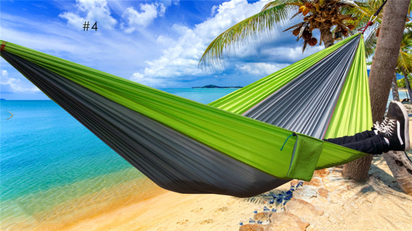 The Most Fire Nylon Parachute Hammock Camping Survival Garden Hunting Leisure Hammock Hamac Travel Double Person For Outdoor