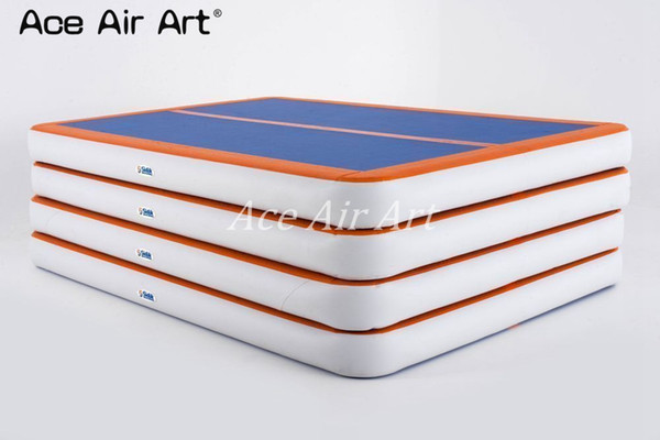 Free Shipping 8 x1x 0.2 m Gymnastics Inflatable Air Track for Yo-ga come with electric air pump