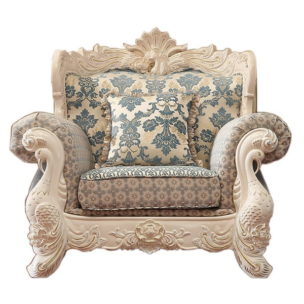 hot sales Luxury European Style solid wood fabric Sofa Set Living Room Furniture China for house
