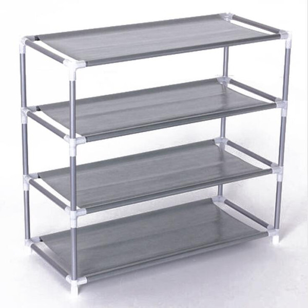 Non-woven Fabric Storage Shoe Rack Hallway Cabinet Organizer Holder removable door shoe storage cabinet shelf DIY Home Furniture