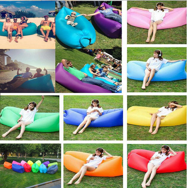 Sleep Bag Lazy Inflatable Beanbag Sofa Chair Living Room Bean Bag Cushion Outdoor Self Inflated Beanbag Furniture sleeping bed