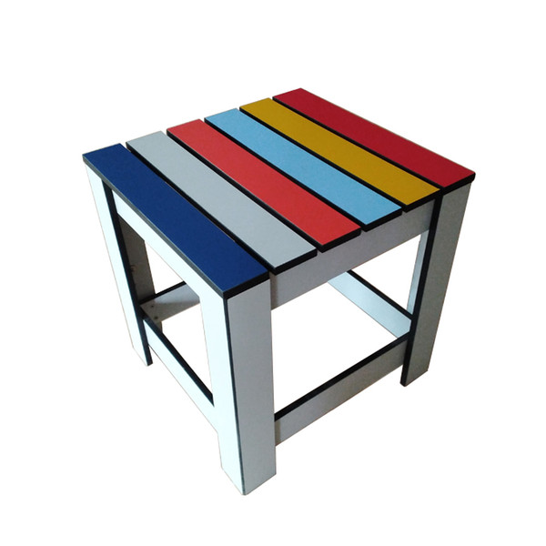 Chinesehpl Green Environmentally Friendly Color Chair Weather Resistance Colorful Outdoor Furniture Patio Bench for Garden Sandbeach