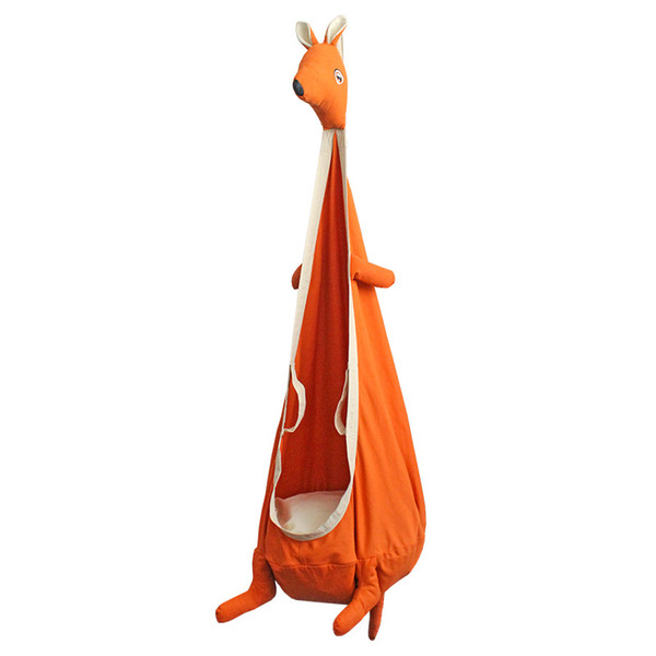 Kangaroo Swing Chair Hammocks Indoor Outdoor Hanging Seat Kids Swing Seat Garden Furniture Cartoon Swing Nursery Furniture CCA11696 1pcs