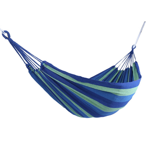 Portable Hammock Canvas Sleeping Bed Fabric Parachute Hammock for Travel Hiking Backpacking Camping Hammock Outdoor Sleep