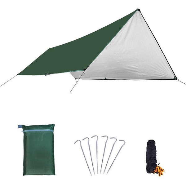 Portable Simple Tents 2 Colors Outdoors Ultraviolet-proof Tents Camping Tabernacle For 5-6 People Outdoor Camping Accessories 3 Pieces DHL
