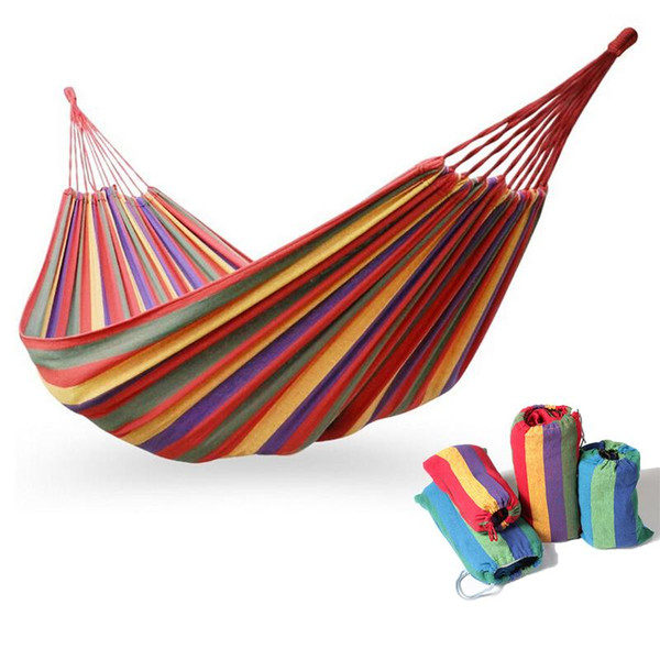 Wholesale- 280x150cm Hammocks outdoor hammock camping hunting Leisure Products super big size