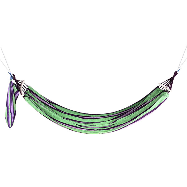Portable Hammock Garden Sports Home Travel Camping Swing Canvas Stripe Hang Bed Hammocks Red Blue 190 x 80cm Outdoor Hammock