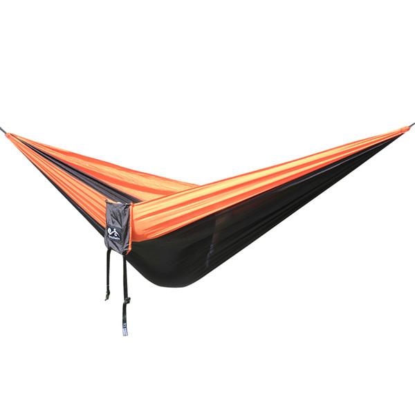 Double parachute outdoor hiking, camping hammock swing, can their own accessories