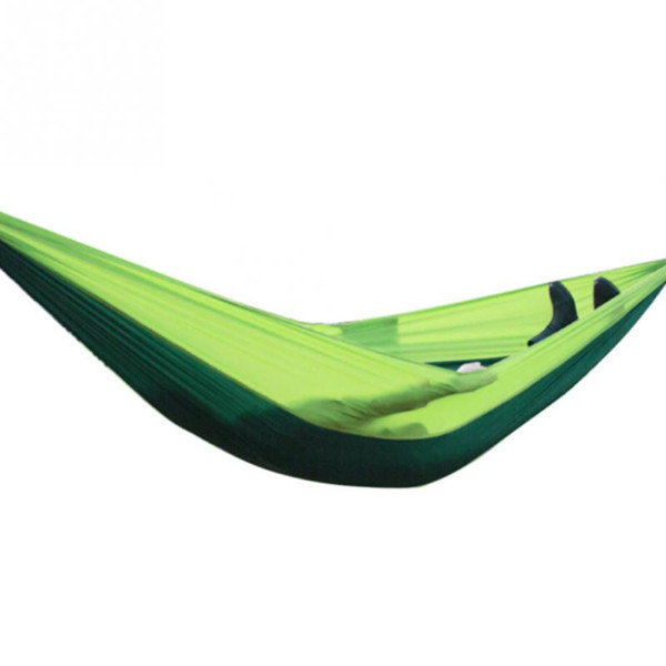 Wholesale- 1 PC Single Parachute Cloth Hammock Outdoor Travel And Adventure Sports Fashion Lightweight Portable Hammock