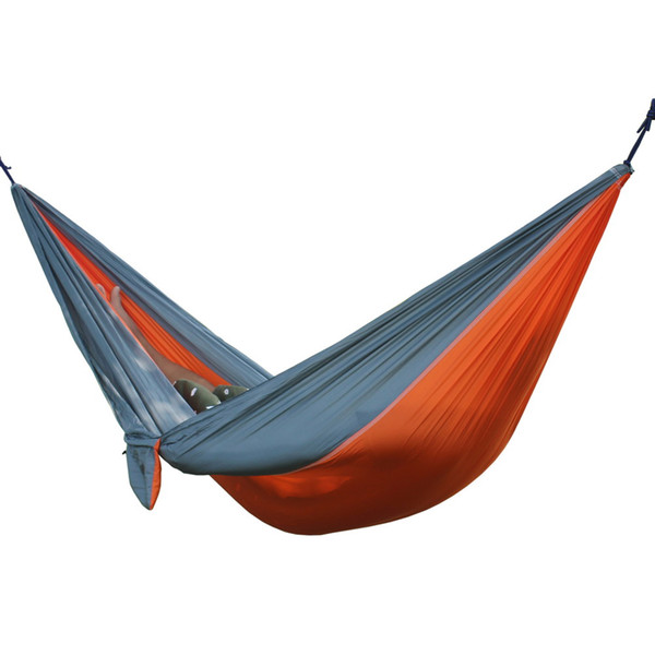 Portable Hammock Double Person Camping Survival garden hunting Leisure travel furniture Parachute Hammocks 20cm x 12cm x 10cm Rated 4.8 /5 b