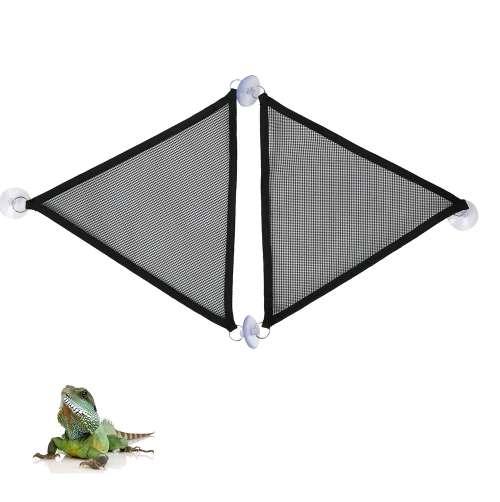 2pcs Breathable Crawling Pet Mesh Hammock Lizard Hammock Leisure Net Mat Reptile Accessories Swing Animal Hammock