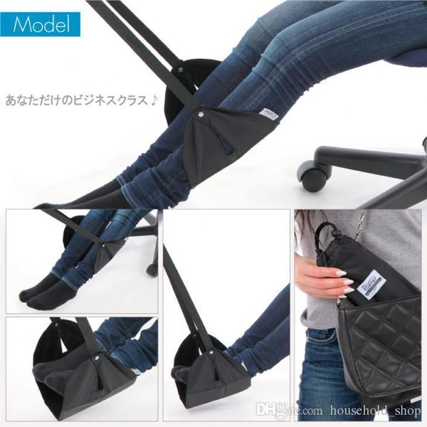 Foot hammock Travel Footrest Portable Airplane Train Long Journey For Feet Foot Rest Stand Hangmat 43x21.5cm