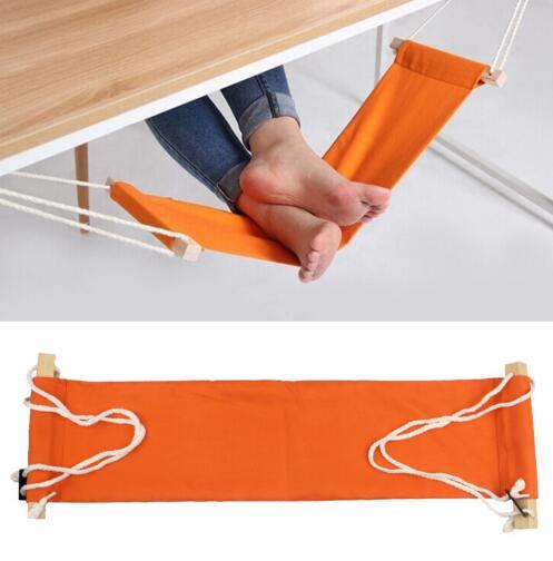 Free Shipping Study Indoor Office Foot Rest Stand Desk Feet Hammock Easy to Disassemble for Home Library 65.5*15.5cm