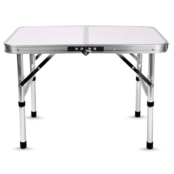 Aluminum Folding Camping Table Laptop Bed Desk Adjustable Outdoor Tables BBQ Portable Lightweight 60 x 40.5 x 24 / 41.5cm