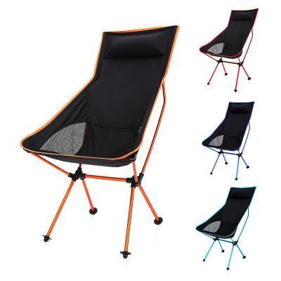 Portable Outdoor Folding Chair Ultralight Camping Leisure Fishing Chair Light Folding Beach Chair Supports Large Weight