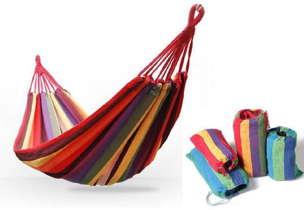 Hot Sale 2 people hammock for outdoor Hang BED Travel Camping Swing garden swing double person hammock Max 250KGS
