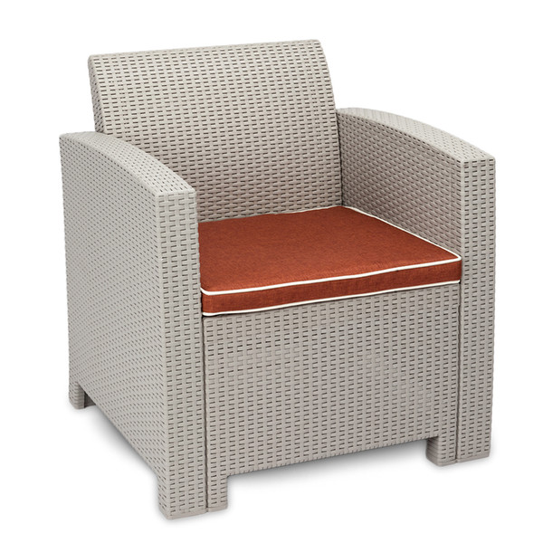 Furniture Sofa Outdoor Patio Garden Furniture Pool Backyard Outdoor Sofa Gray Chair with All-Weather Couch Garden Deck Furniture Love Seat