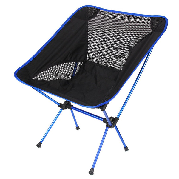 Super-light Breathable Backrest Folding Chair Portable Beach Sunbath Picnic Barbecue Camping Fishing Stool Load Bearing 150 kg
