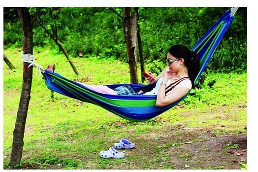 High quality Load-bearing Outdoor Garden Hammock Hang Bed Travel Camping Survival Outdoor 25pcs
