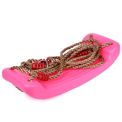 Child Outdoor Patio Swings Belt Seat Toys Environmental Plastic Garden Tree Swing Rope Seat Molded For Kids Hanging Playground