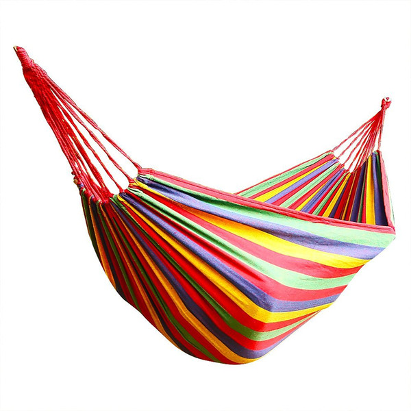 Hot Sale Hammock for 2 persons 200cm * 150cm up to 200 kg Red