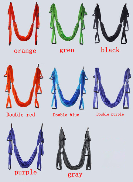 Canvas Hammock Swing Garden Indoor Sleeping Double Hammock with 250X150cm Anti-gravity aerial yoga hammock micro-elastic rope gift