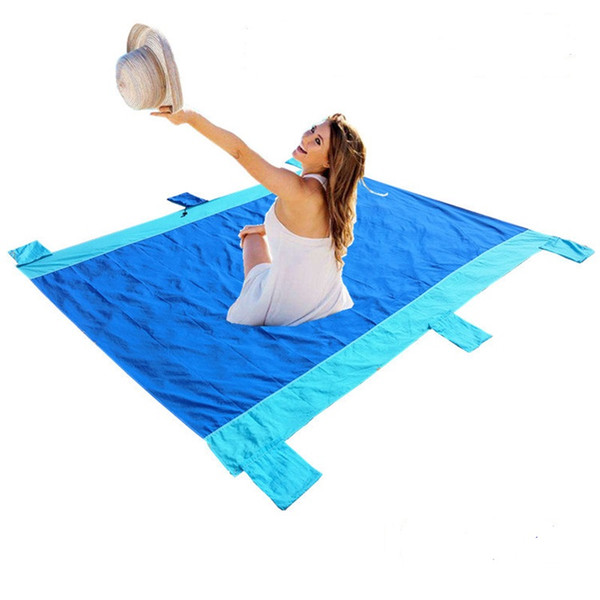 Nylon Waterproof Sand Free Beach Cushion Mat Quick Drying for Vacation Travel Outdoor Blanket Camping Picnic Mattress 220X180cm