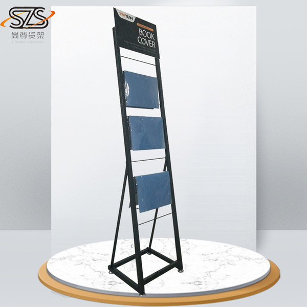 towel rack/ metal display stand for book cover , stationery and office supplies/ display shelves for scarf,handkerchief