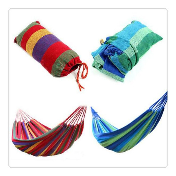 New Fashion Garden Sports Home Travel Camping Outdoor Furniture Air Chair Hanging, Portable Cotton Fabric Hammock 190 x 80cm
