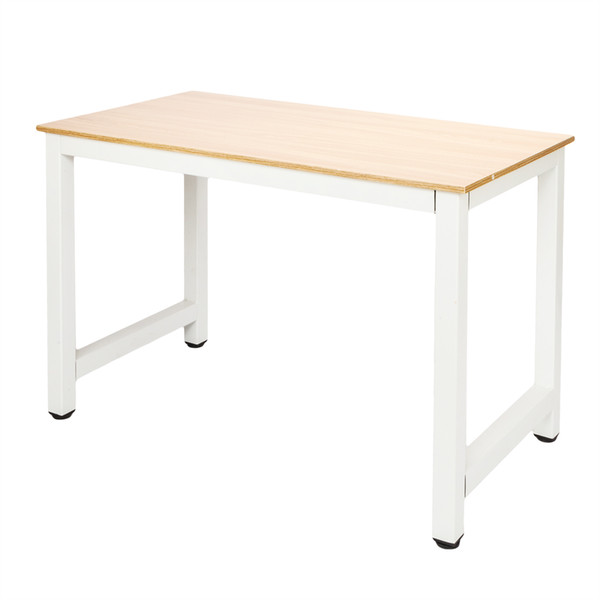 Home FurnitureDecent High Strength Wooden Computer Desk Oak Color