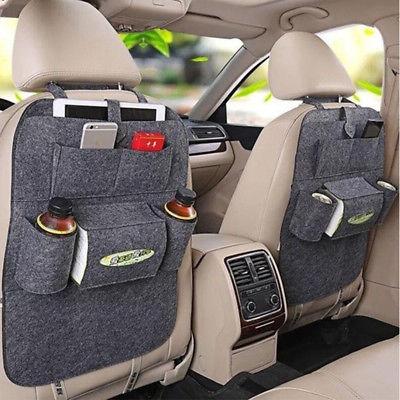 9 colors Storage Bag Auto Car Seat Organizer Holder Multi-Pocket Travel Hanger Backseat Organizing Box 10pcs YYA820