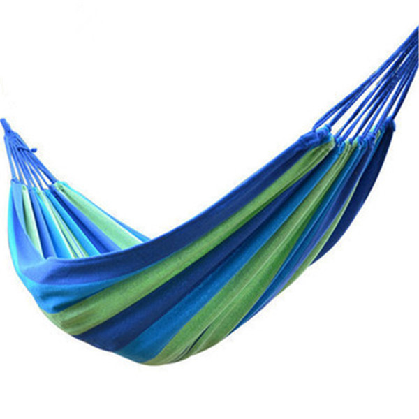 280*80cm Portable Nylon Single Person Hammock Parachute Fabric For Travel Hiking Backpacking Camping Outdoor Hammock Top Quality