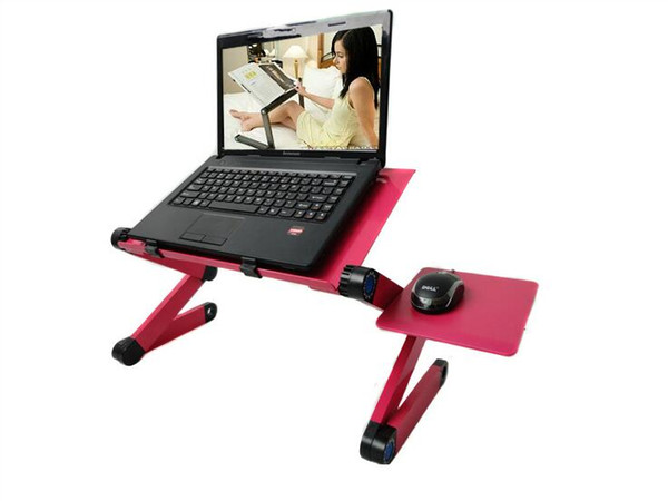 Laptop Vented Stand Bed Tray Desks Portable Adjustable Foldable Computer Notebook Lap PC Folding Desk Table